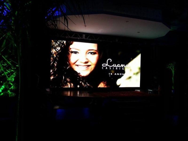 Indoor rental P3.91 led screen for the party