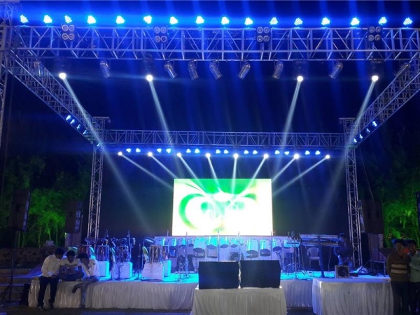 outdoor P4.81 led screen for outdoor stage event