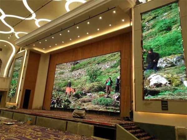 Indoor HD P3 led wall for the hotel stage