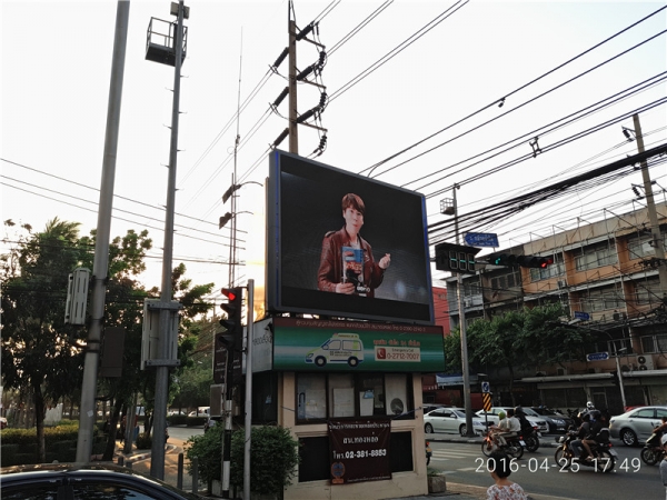 Outdoor P10 led screen in Thailand